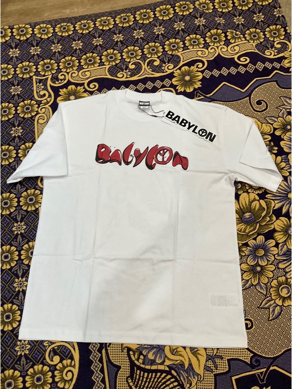 Babylon Skull Logo Graphic Print Short Sleeve T-Shirt XL